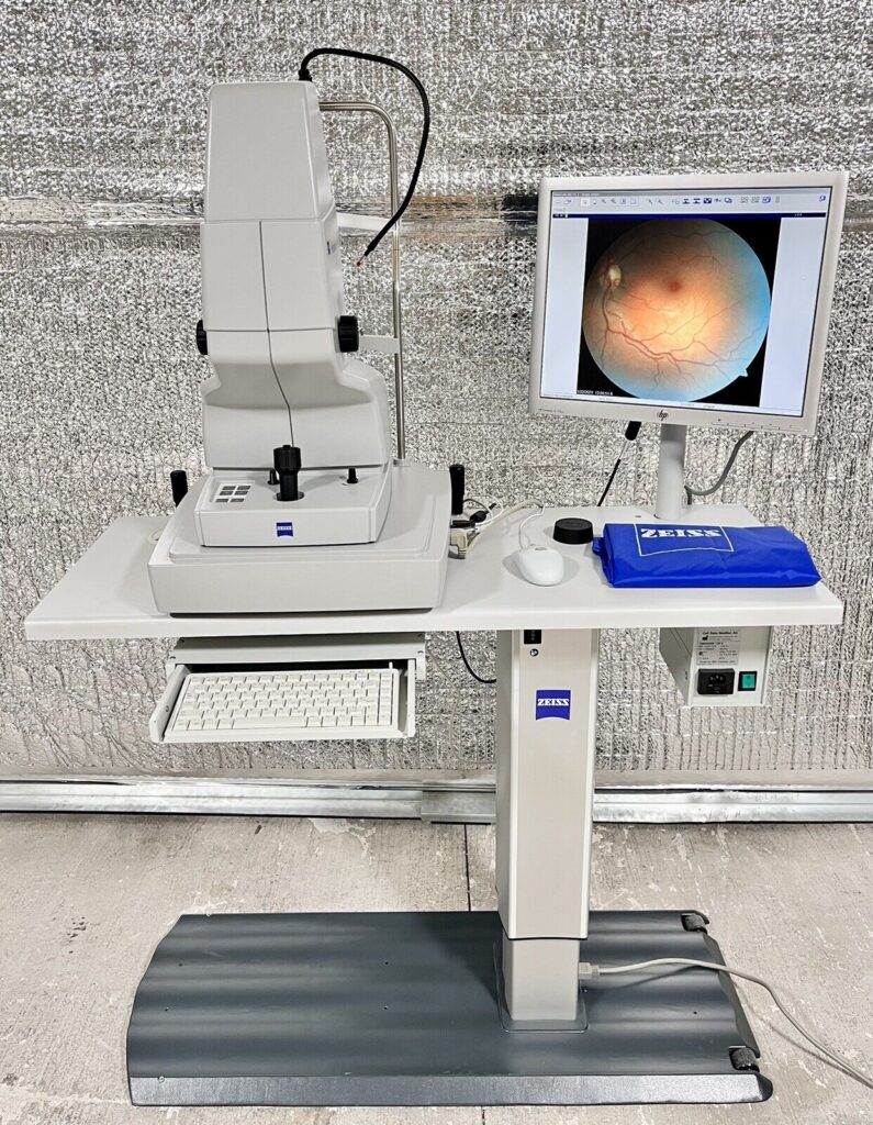 Carl Zeiss Visucam NM/ FA w/ Electric Table