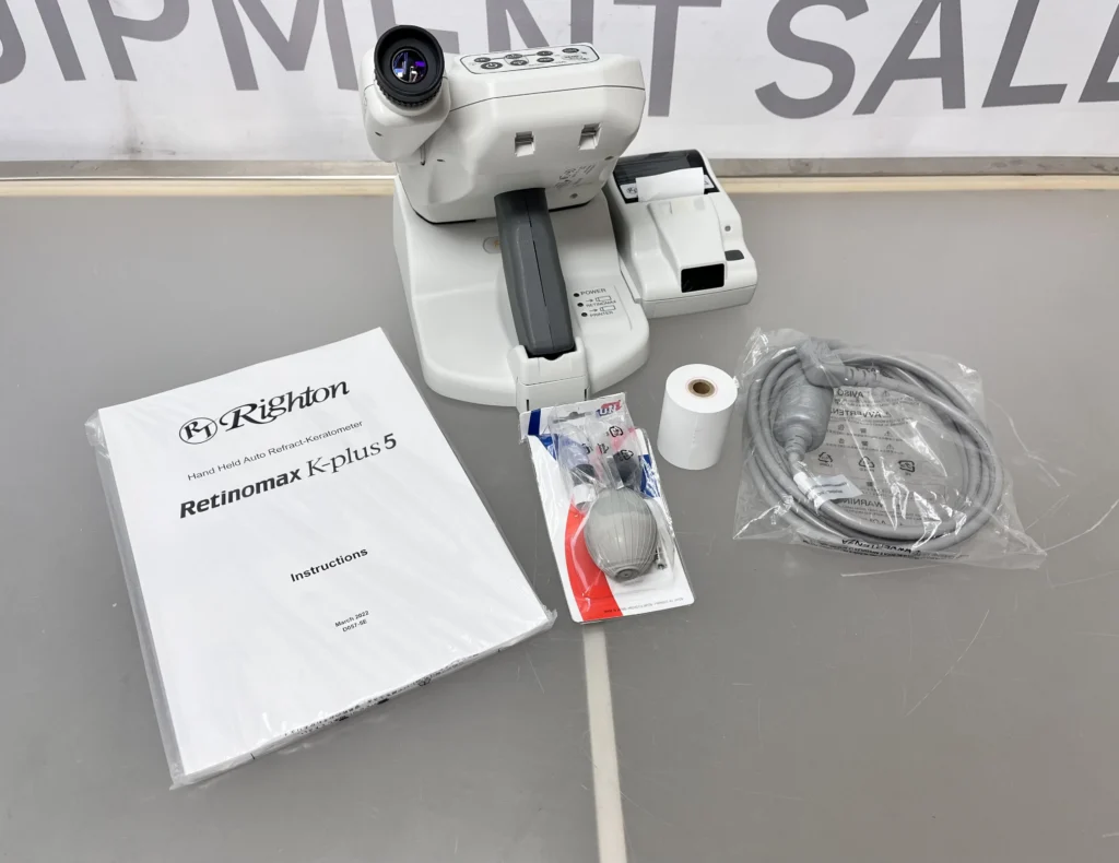 Righton Retinomax K-Plus 5 Handheld Auto Ref/ Keratometer with Charging Station, photo 2