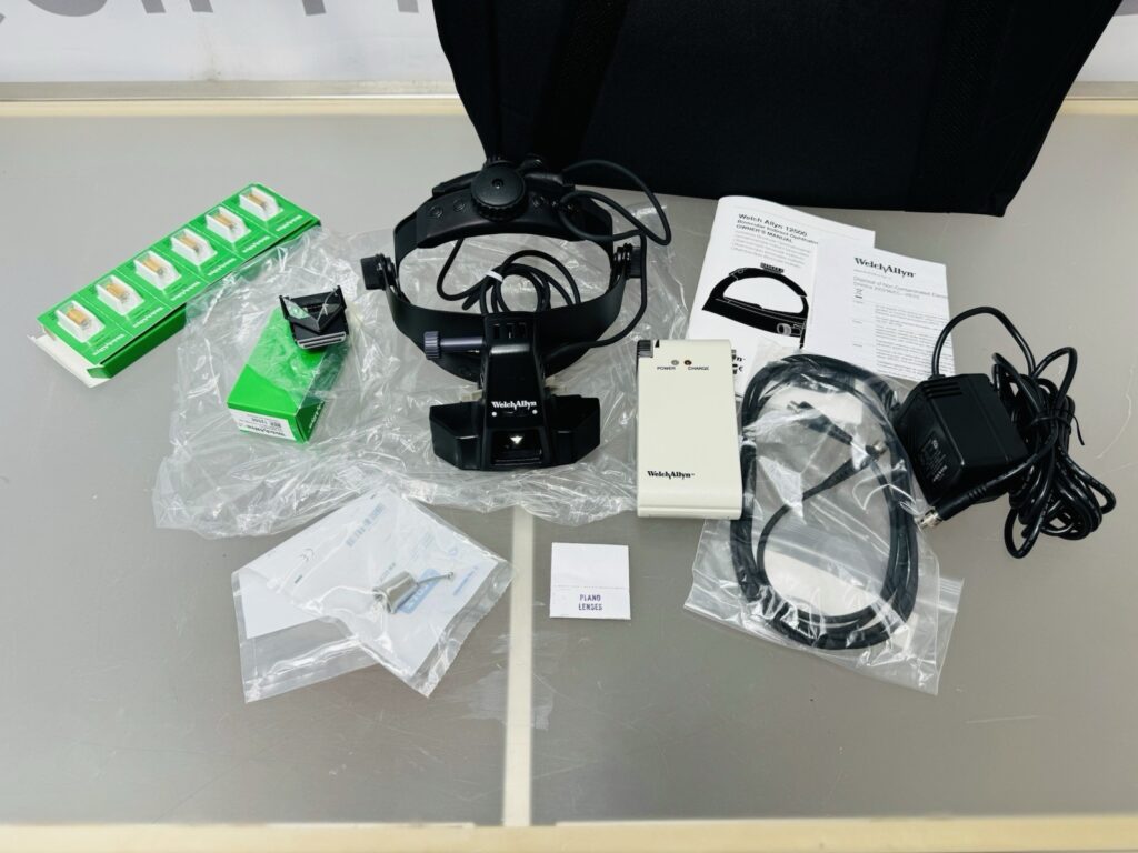 Welch Allyn Indirect 12500 Binocular Ophthalmoscope BIO w/ Carrying Case, photo 2