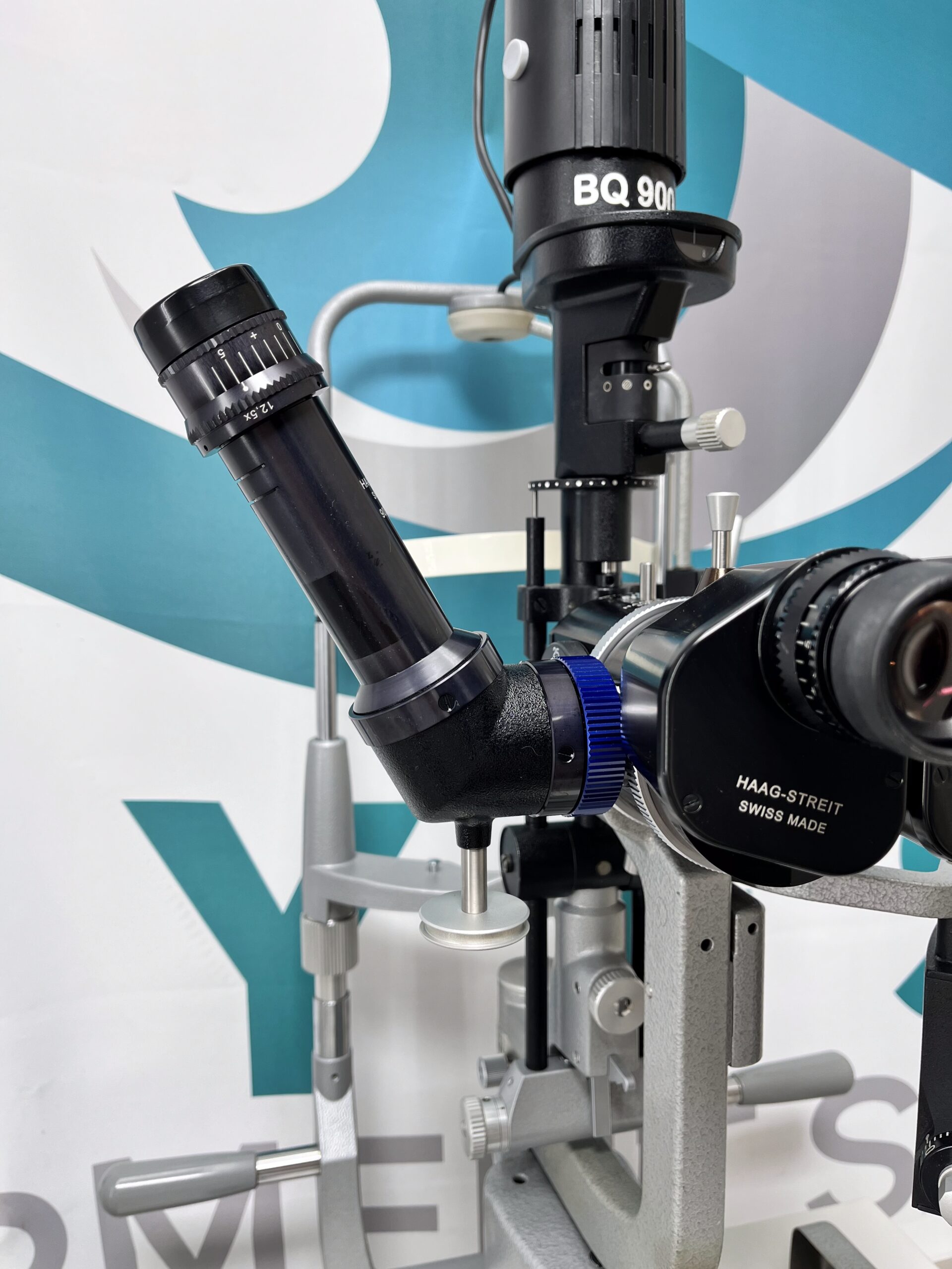 Haag Streit BQ 900 Slit Lamp w/ AT 900 Tonometer, Splitter with Observation Tube - Image 5