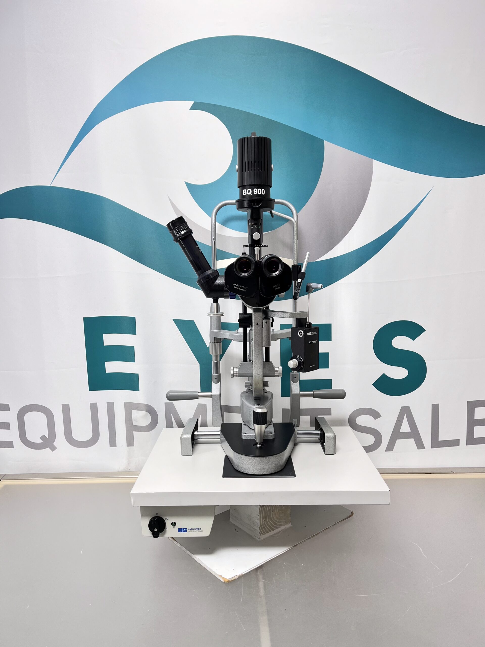 Haag Streit BQ 900 Slit Lamp w/ AT 900 Tonometer, Splitter with Observation Tube