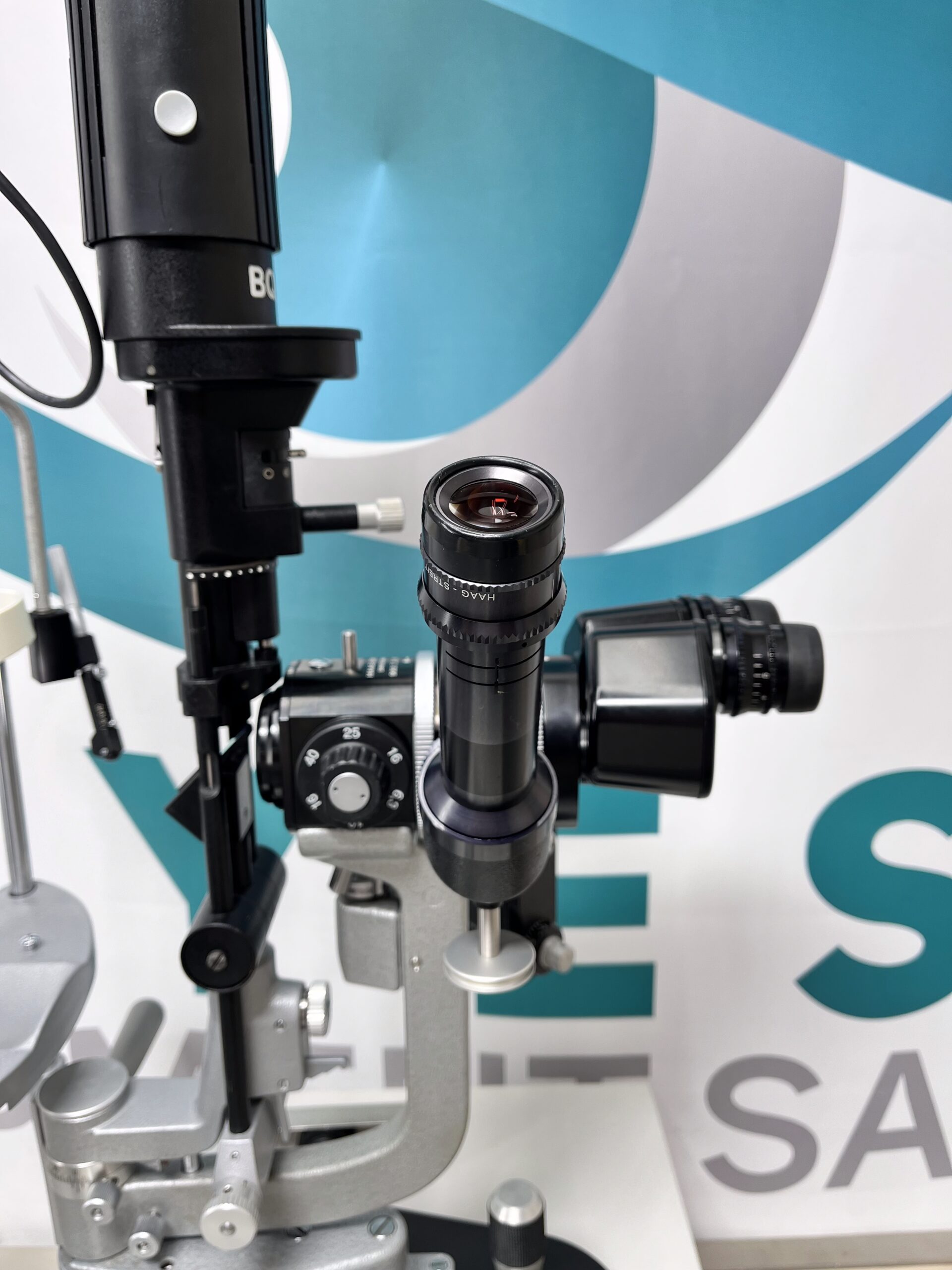 Haag Streit BQ 900 Slit Lamp w/ AT 900 Tonometer, Splitter with Observation Tube - Image 8