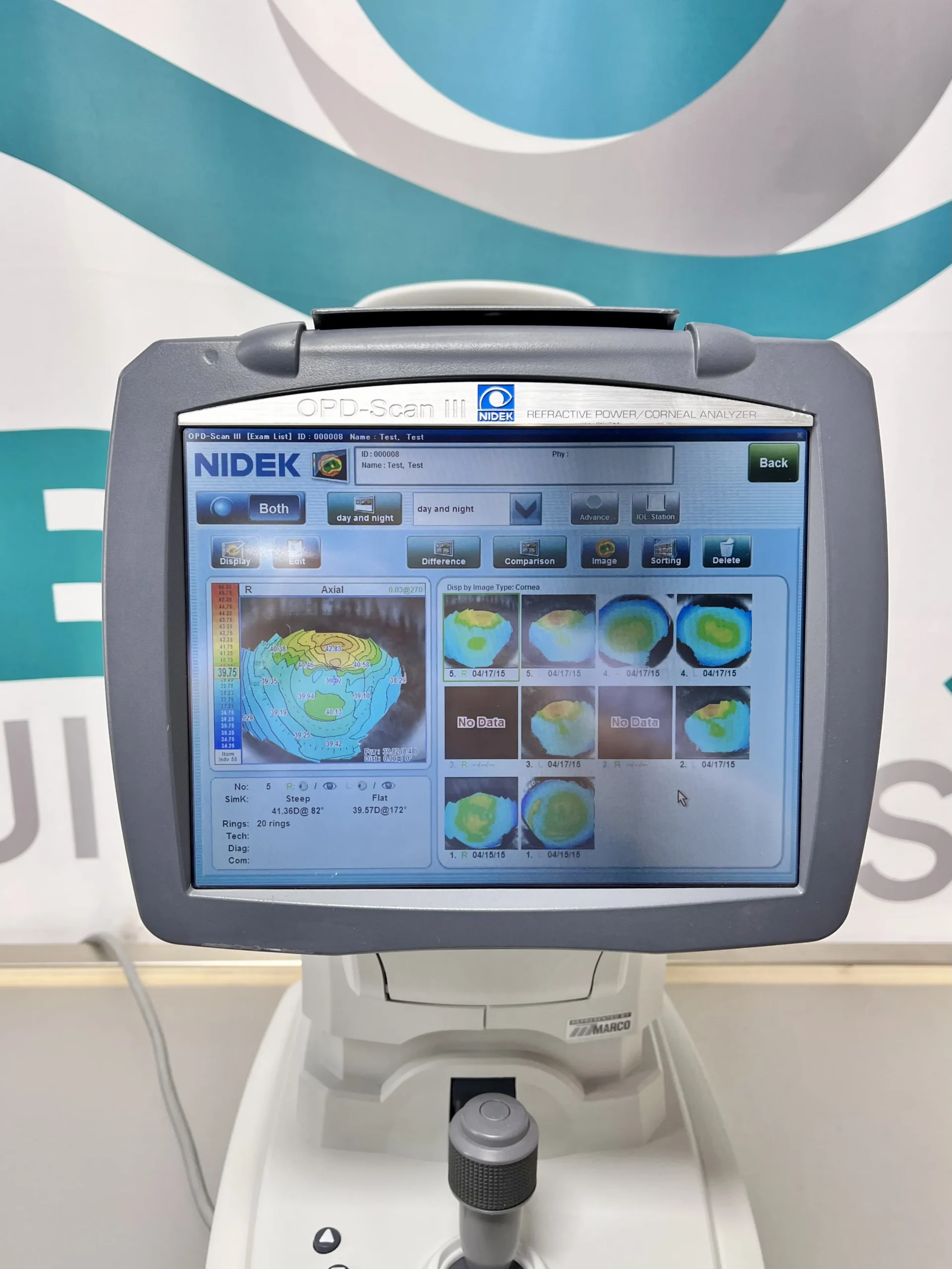 Nidek OPD-Scan III Refractive Power/ Corneal Analyzer - Image 2