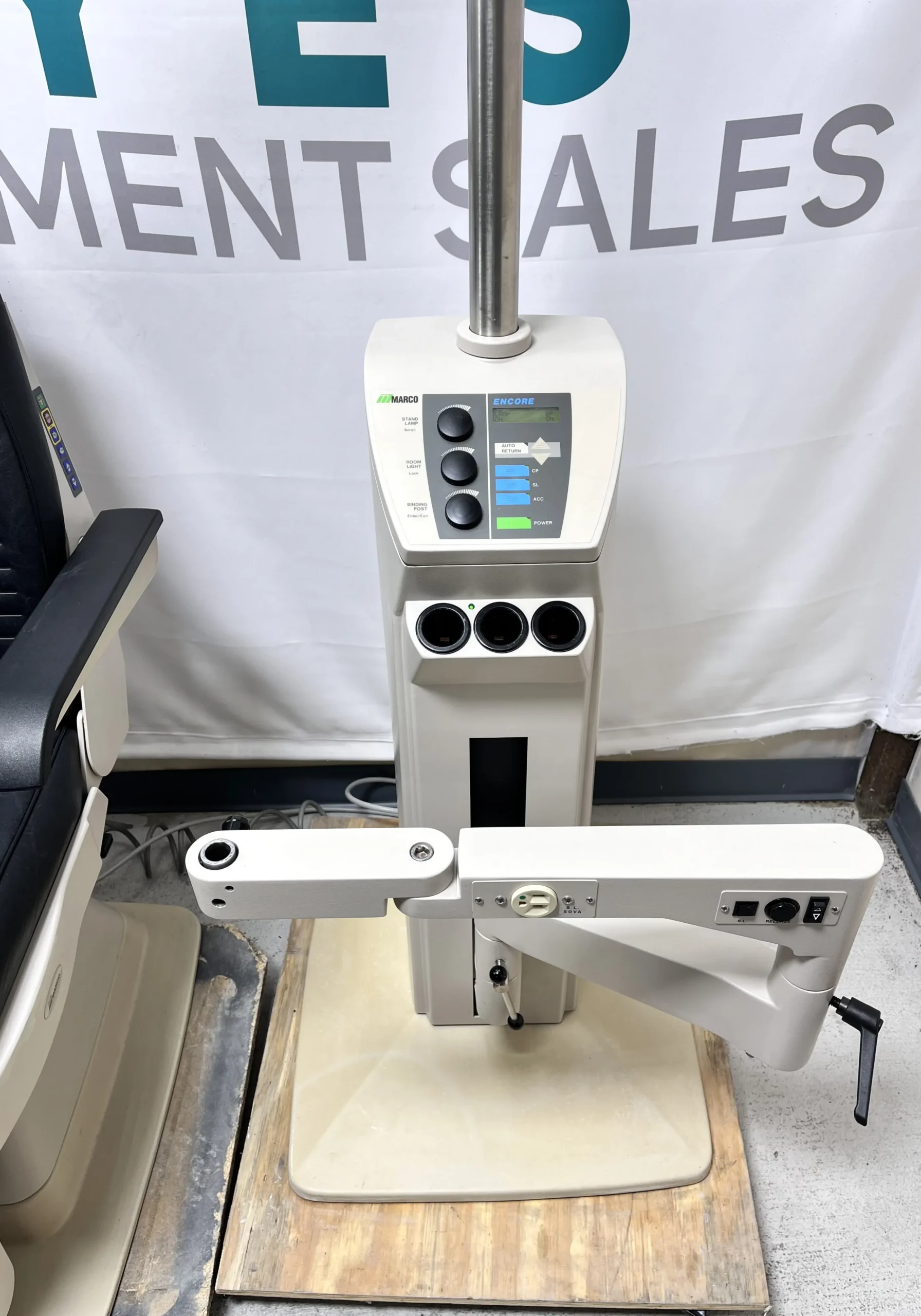 Marco 1220 Encore Automatic Chair w/ 1290 Encore Ophthalmic Stand - Image 3
