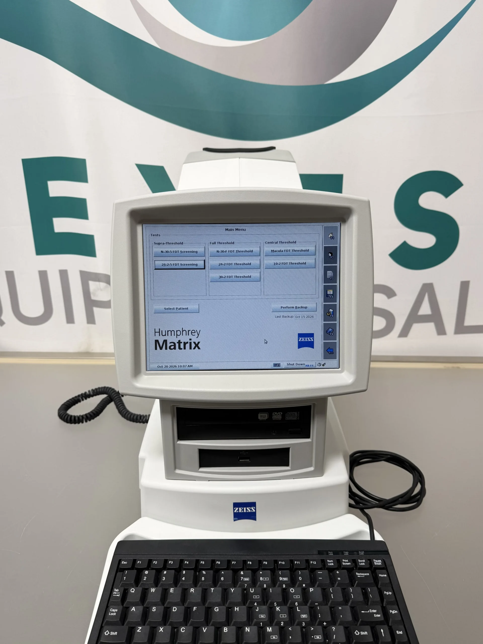 Zeiss Humphrey Matrix 800 Visual Field Analyzer w/ Chinrest - Image 3