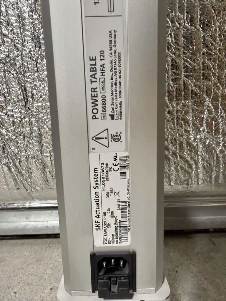 Zeiss Humphrey HFA 120 Power Table for Visual Field Units - Image 7