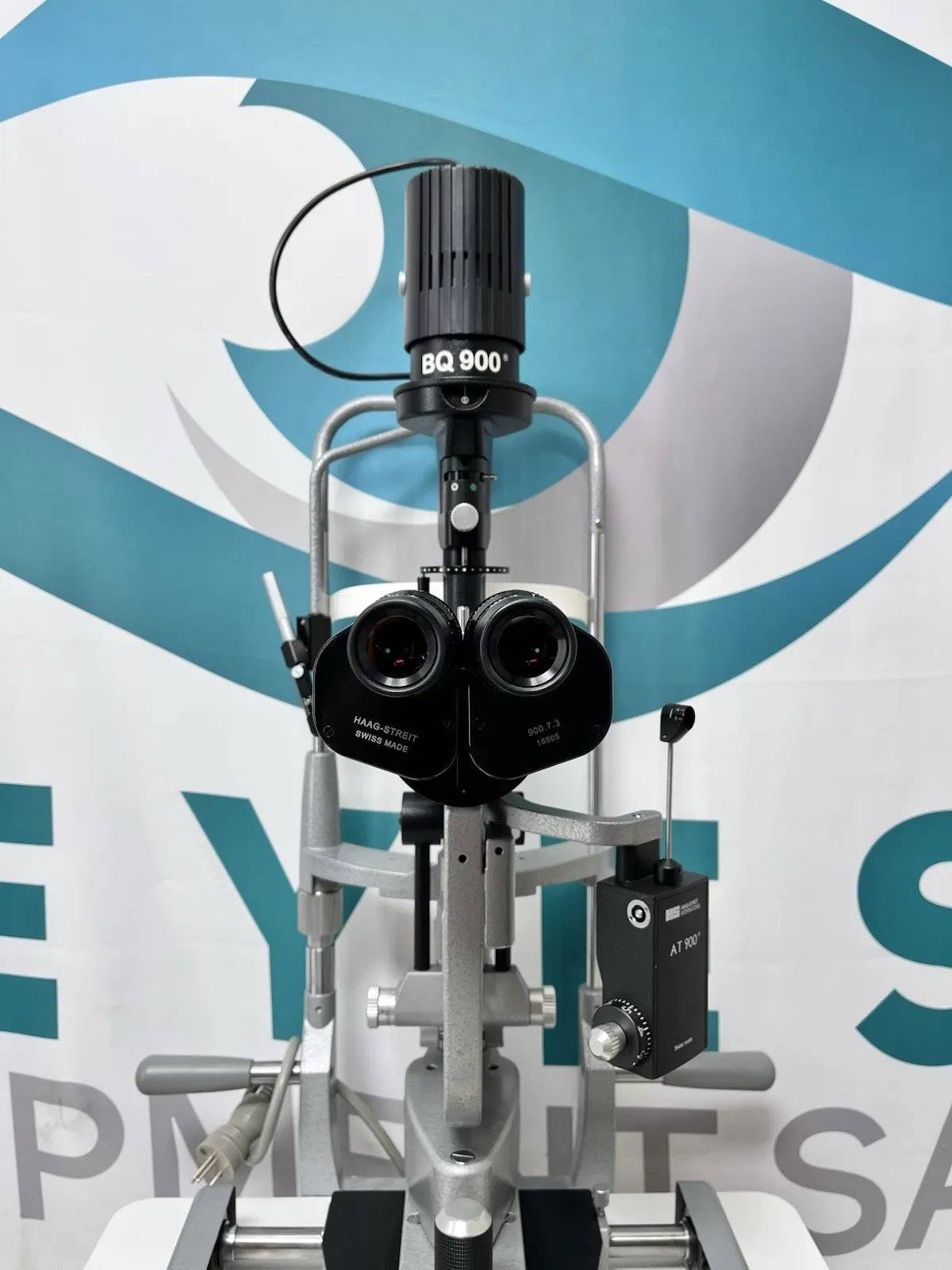 Haag Streit BQ 900 Slit Lamp w/ AT 900 Tonometer, Stereo-Variator Splitter - Image 3